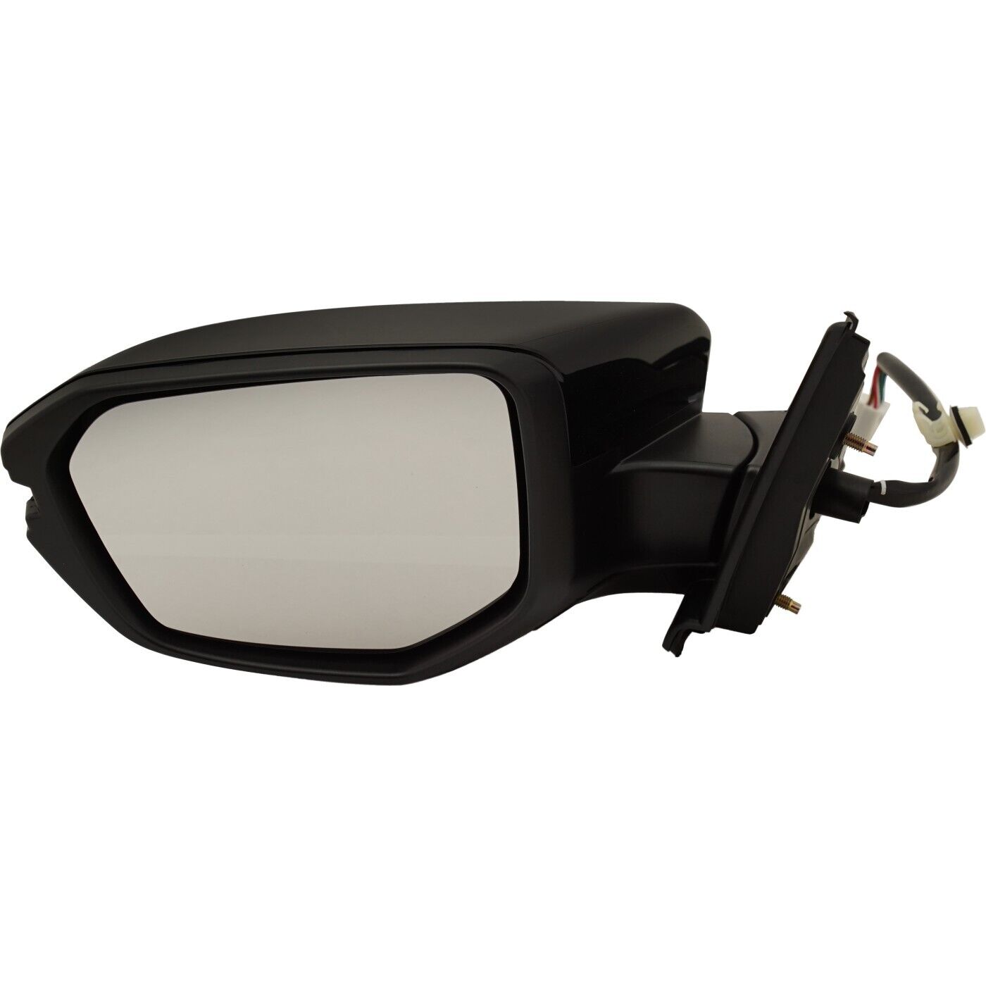 Door Mirror Driver Side Power Ptm Htd Glass With Turn Signal For Honda - HO1320327