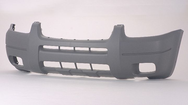 Bumper Front Gray With Fog Lamp Hole With Moulding Xlt Model For Ford - FO1000474