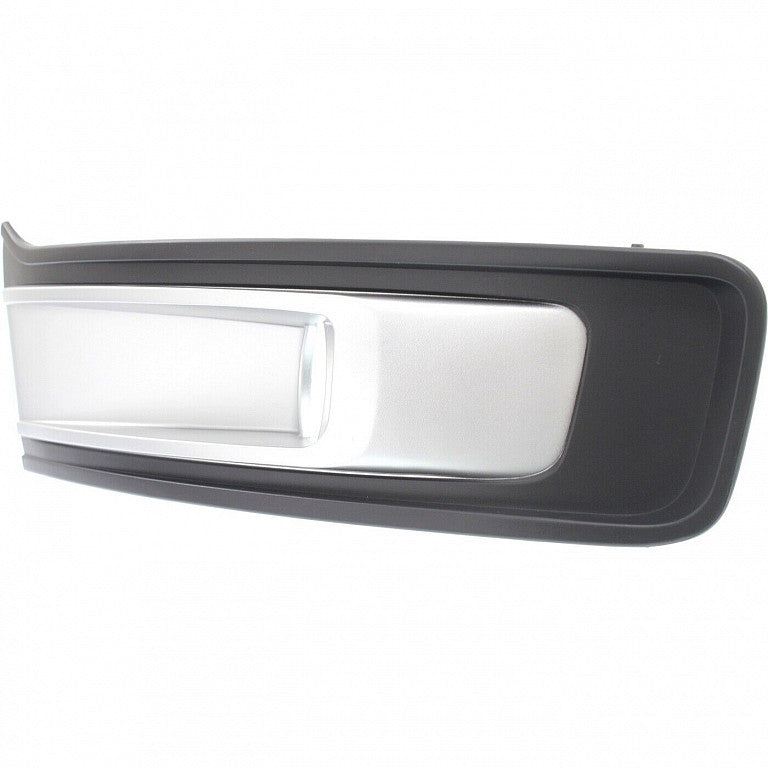 Fog Lamp Bezel Front Driver Side Silver Black For Ford - FO1038130