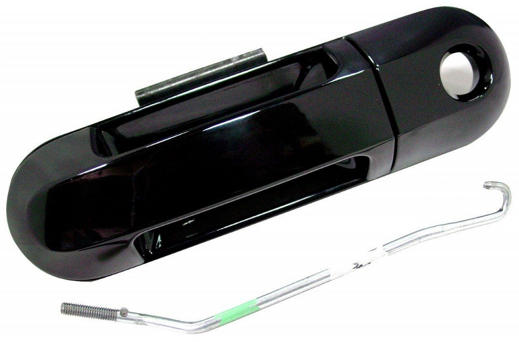 Door Handle Front Driver Side Outer Smooth With Keyhole Ptm For Ford - FO1310138