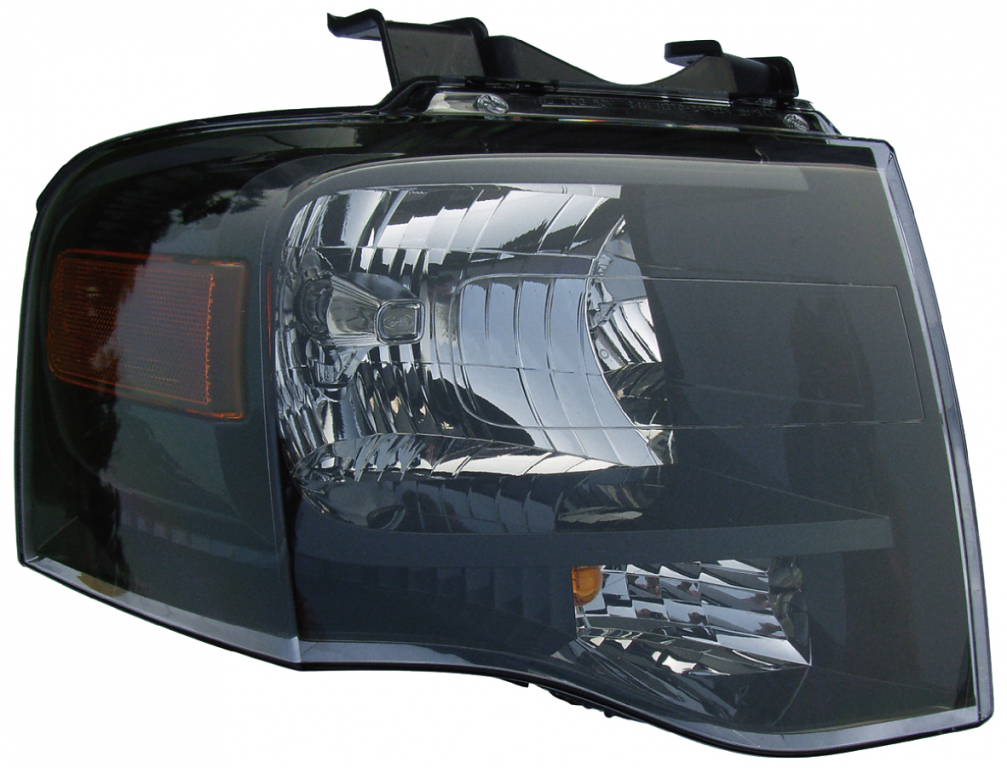 Head Lamp Passenger Side Black Bezel Capa For Ford - FO2503227C