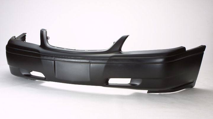 Bumper Front Primed Base Model With Built-In Moulding For Chevrolet - GM1000585