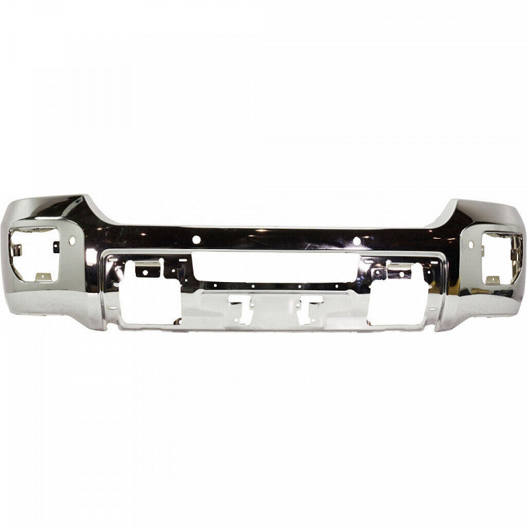 Bumper Face Bar Front Steel With Sensor Chrome For Gmc - GM1002856