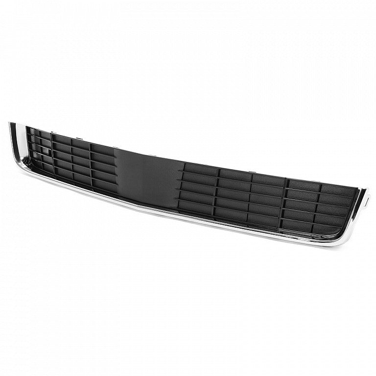 Grille Lower Textured Black With Chrome Frontame With Collision Sensor For Cadillac - GM1036178