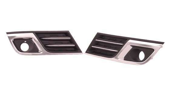 Fog Lamp Bezel Front Driver Side Matte Black With Chrome Moulding/Trim Ltz Model For Chevrolet - GM1038150