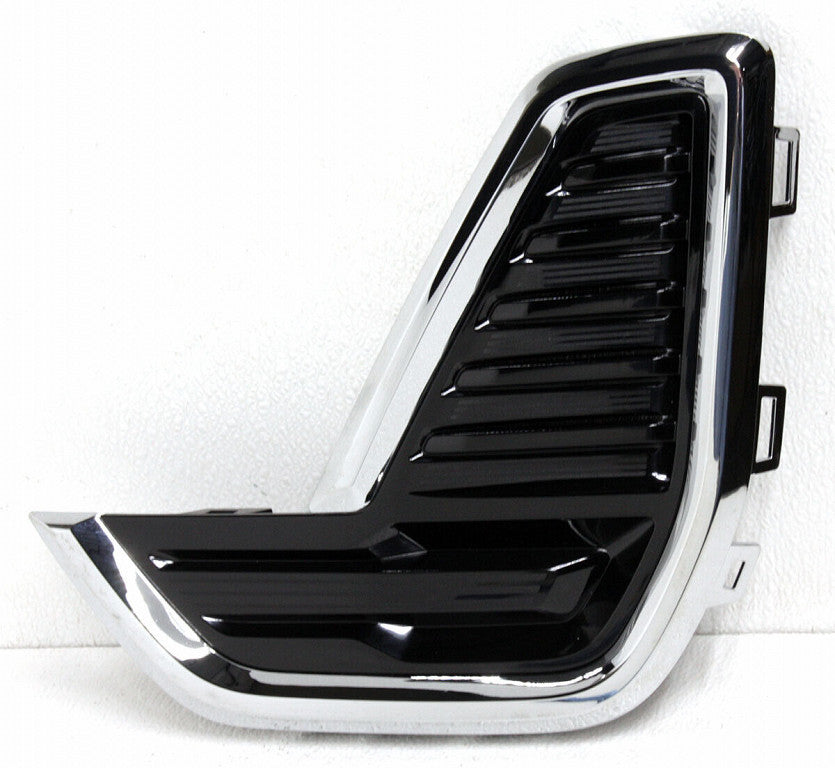 Fog Lamp Cover Front Driver Side Gloss Black With Chrome For Gmc - GM1038249