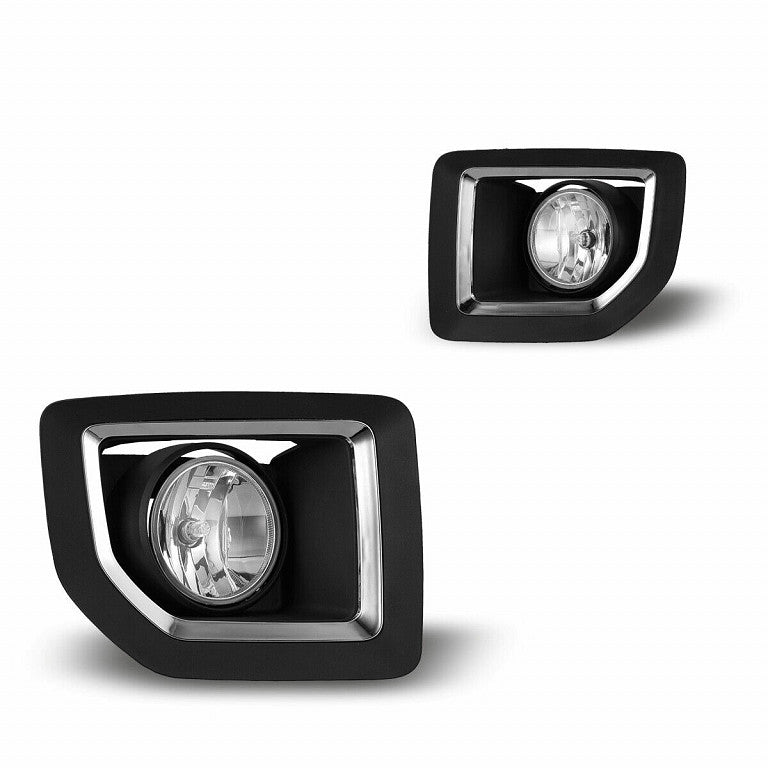 Fog Lamp Bezel Front Passenger Side Chrome/Black For Gmc - GM1039203