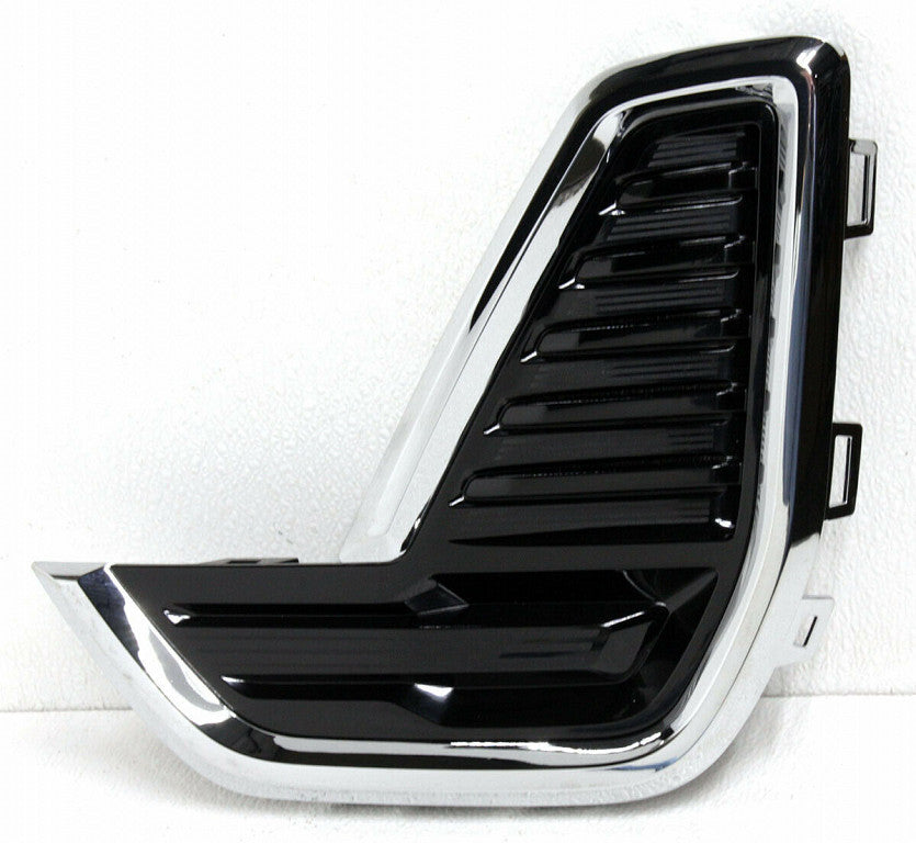 Fog Lamp Bezel Front Passenger Side Gloss Black With Chrome For Gmc - GM1039250