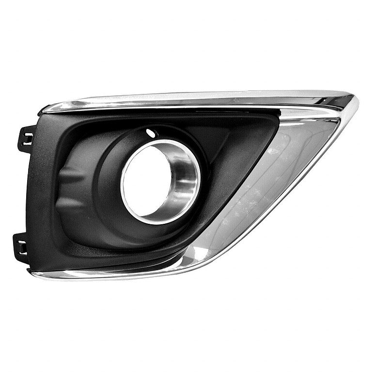 Fog Lamp Bezel Passenger Side Black With Chrome Moldings For Buick - GM1039266