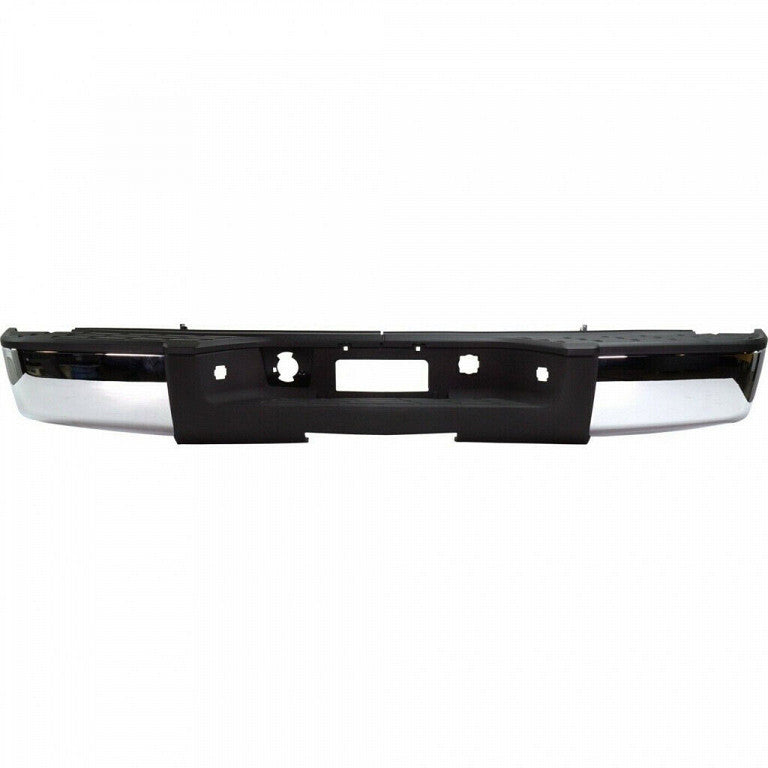 Bumper Rear Assy Chrome With Rebar/Hitch Without Sensor For Gmc - GM1103147U