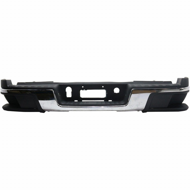 Bumper Rear Assy Chrome With Pads/Brackets/Lamps Without Sensor For Chevrolet - GM1103181