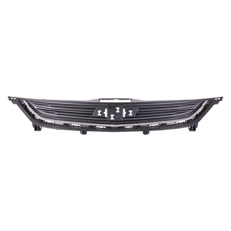 Grille Upper Matte Black With Chrome Moulding Without Rs Pkg For Chevrolet - GM1200736
