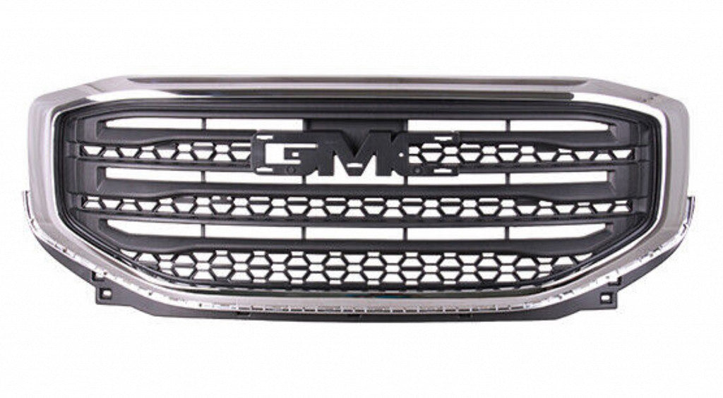 Grille Front Chrome Frontame With All Black Center Without Emblem For Gmc - GM1200751
