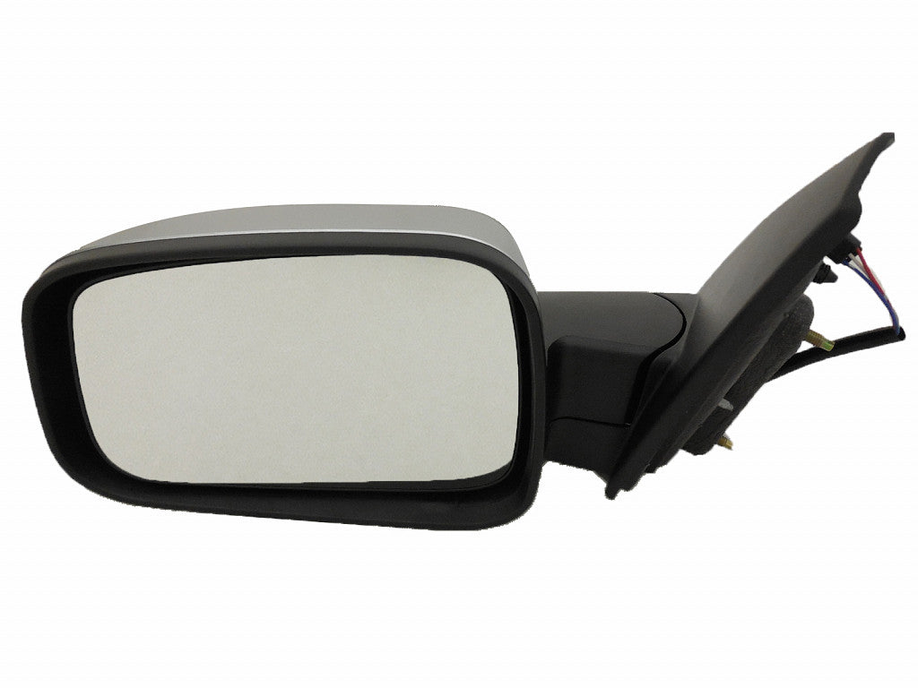 Door Mirror Driver Side Power Satin Chrome For Chevrolet - GM1320369