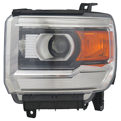 Head Lamp Driver Side Halogen Without Led Capareturn Restricted - Final Sale - No Warranty Coverage For Gmc - GM2502394C