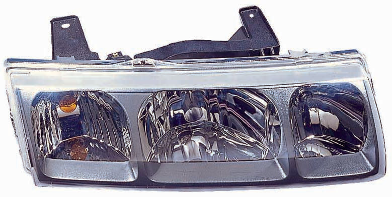Head Lamp Passenger Side Black Rim High Quality For Saturn - GM2503228