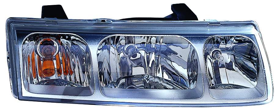 Head Lamp Passenger Side Chrome Trim For Saturn - GM2503253V
