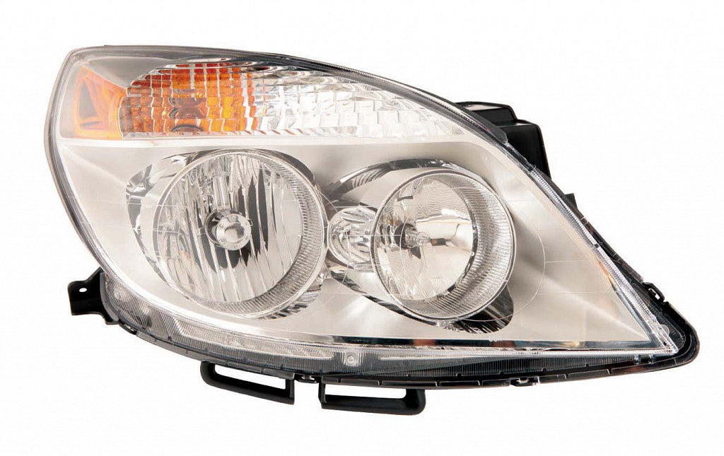 Head Lamp Passenger Side Without High Beam Heat Shield Frontom 4/12/07 Capa For Saturn - GM2503292C