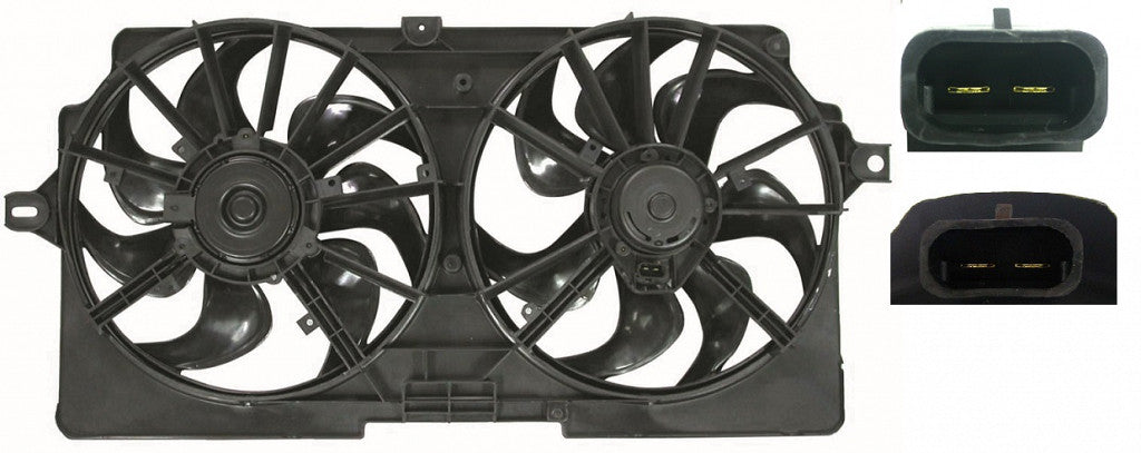 Radiator Fan Assy 3.1 L For Pontiac - GM3115117