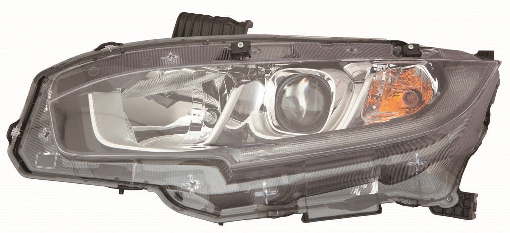 Head Lamp Driver Side Halogen Capa For Honda - HO2502173C
