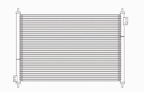Condenser (4898) V6 3.2L Tl/Cl For Acura - HO3030102