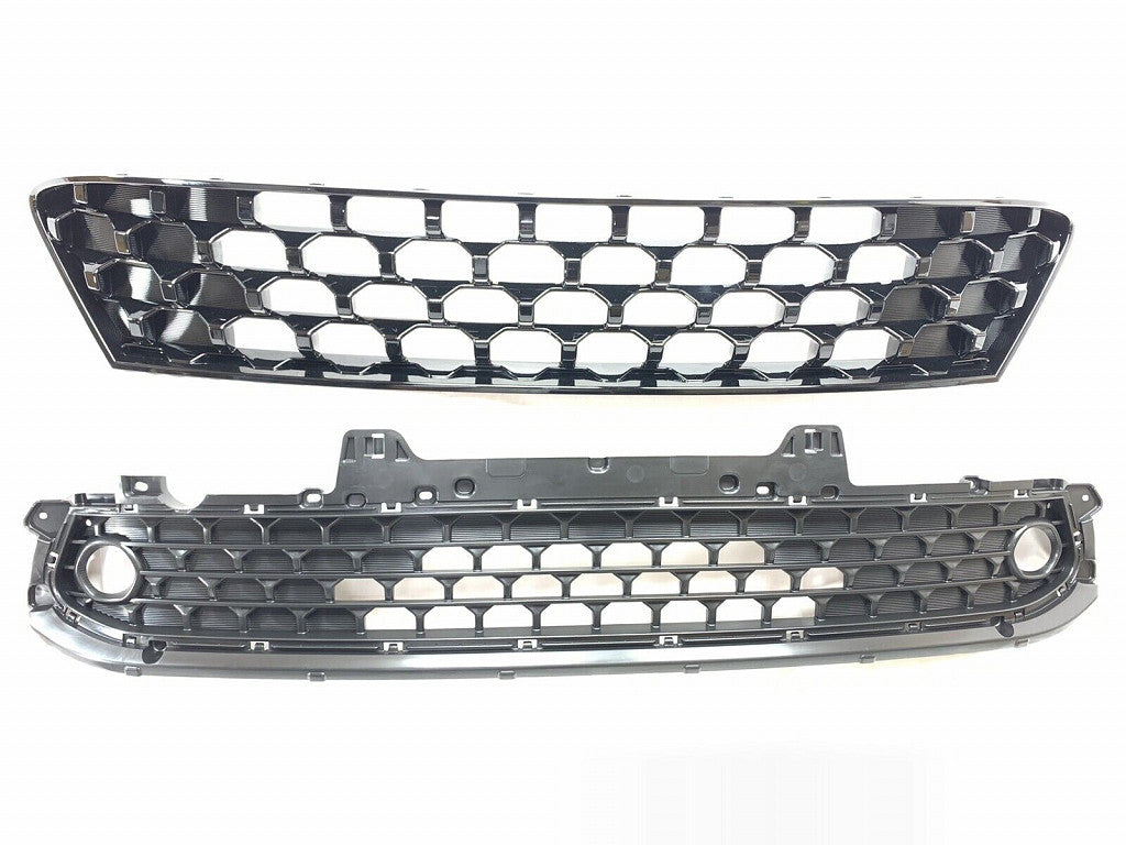 Grille Lower Front Black Without Adaptive Cruise With Fog Lamp For Hyundai - HY1036165