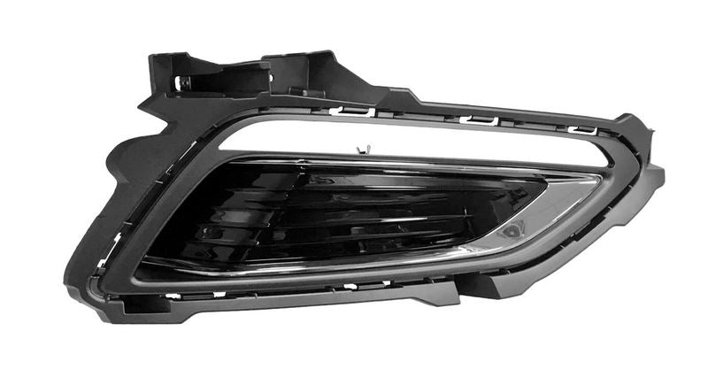 Daytime Running Lamp Bezel Driver Side Black With Chrome For Hyundai - HY1038152