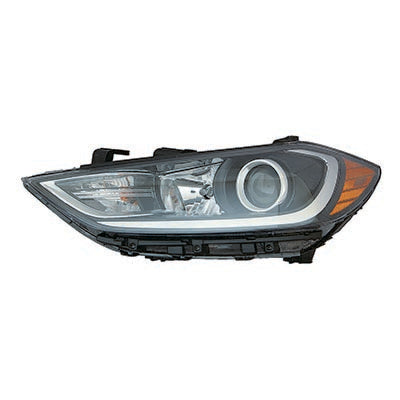 Head Lamp Driver Side Halogen Usa Built Without Drl Capareturn Restricted - Final Sale - No Warranty Coverage For Hyundai - HY2502206C