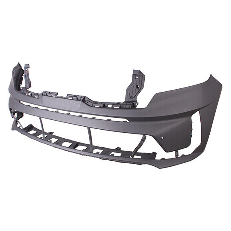 Bumper Front Primed With 2 Park Assist Sensor Holes For 1-Piece Sprt Models For Kia - KI1014111
