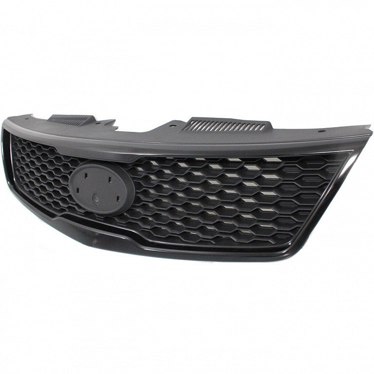 Grille Matt-Black Partial Painted Silver Gray (Koup) For Kia - KI1200142