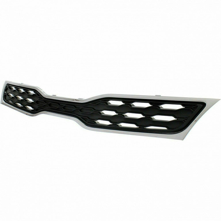 Grille Upper Chrome/Black With Fog Lamp Hole Type For Kia - KI1200152
