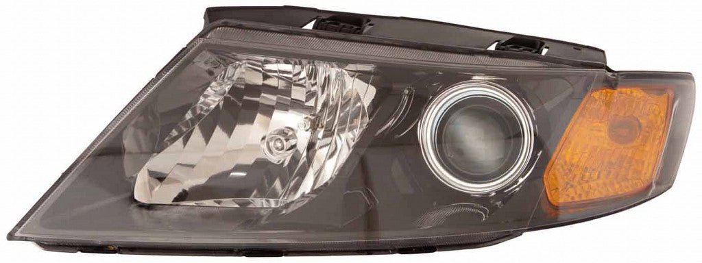 Head Lamp Passenger Side Black Bezel (A Type) High Quality For Kia - KI2503140