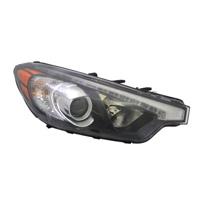 Head Lamp Passenger Side Halogen With Led Position Lamp Capareturn Restricted - Final Sale - No Warranty Coverage For Kia - KI2503171C
