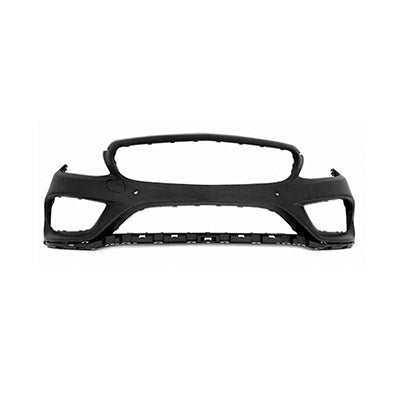 Bumper Front Primed Sdn/Cpe With Amg/Sensor Without Surround View For Mercedes - MB1000494