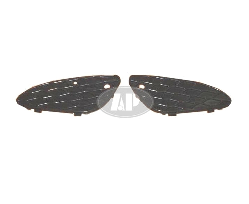 Grille Lower Passenger Side Outer Without Sprt Matt-Black For Mercedes - MB1039110