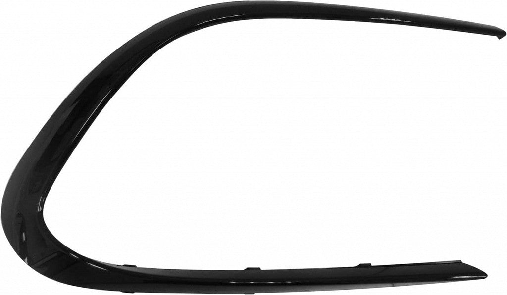 Grille Molding Front Passenger Side Bright Black Rubber Trim For Mercedes - MB1039199