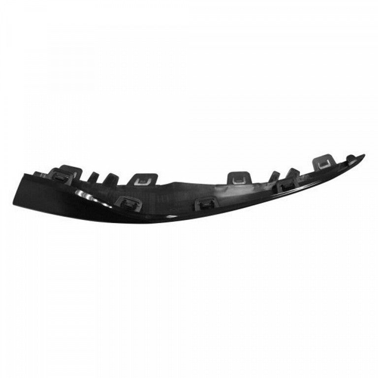 Bumper Molding Front Driver Side Bright Black Finish With Night Pkg For Mercedes - MB1046164