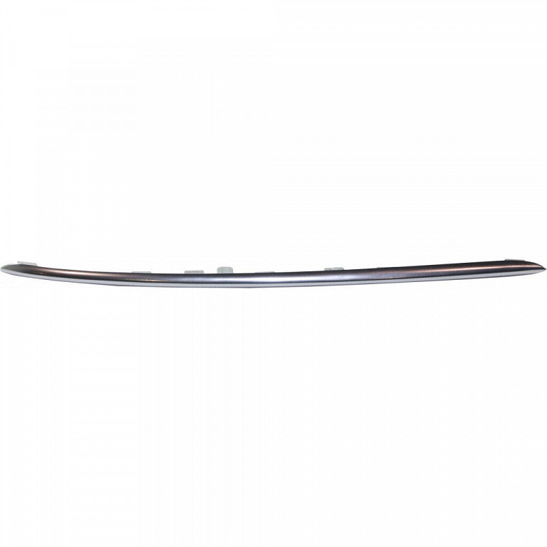 Bumper Molding Front Passenger Side Satin Chrome Without Night Pkg For Mercedes - MB1047143