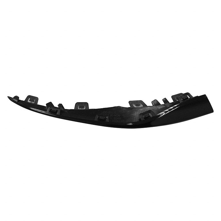 Bumper Molding Front Passenger Side Lower Bright Black Finish With Night Pkg For Mercedes - MB1047164