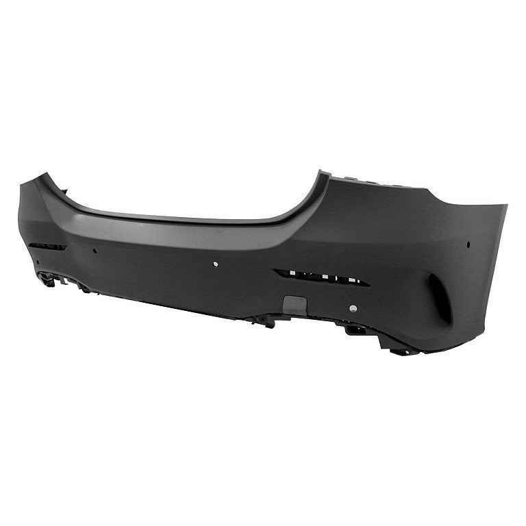 Bumper Rear Primed With Tow Hook Cover/Grille Vent Cover/Six Sensors/Amg For Mercedes - MB1100443