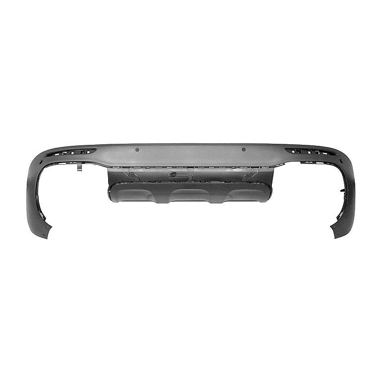 Bumper Rear Lower Textured Black With 4 Park Assist Sensor Without Amg For Mercedes - MB1115130