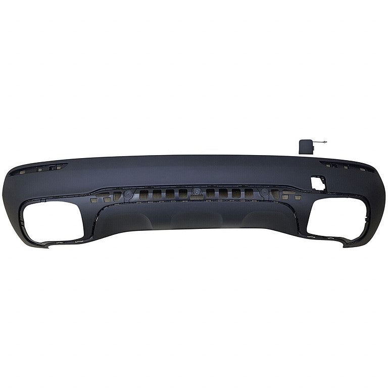 Bumper Rear Lower Textured Black With Tow Hook Without Park Assist/Amg For Mercedes - MB1115134