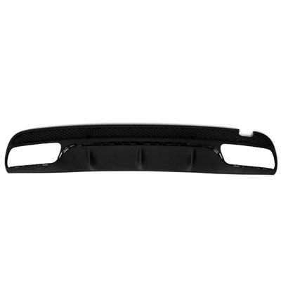 Bumper Lower Rear Without Amg Carbon Fiber Texture Black For Mercedes - MB1195113