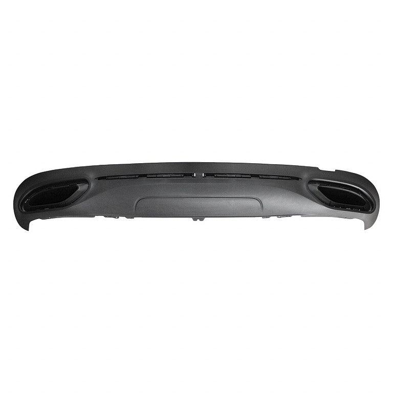 Valance Rear Lower Textured Black Finish Without Amg For Mercedes - MB1195149
