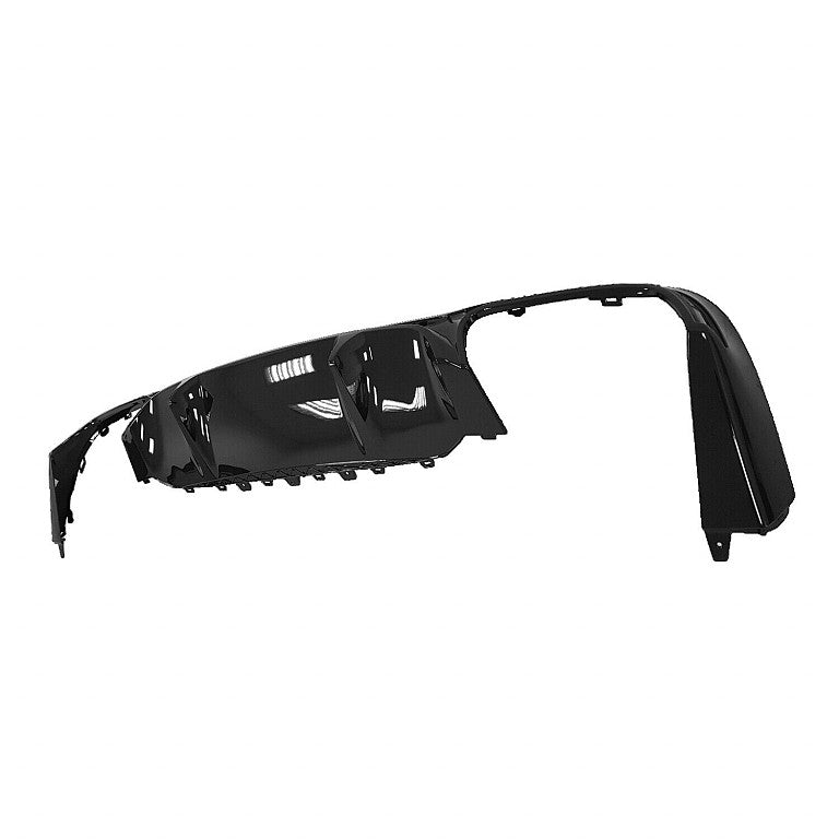 Bumper Rear Lower Gloss Black For Mercedes - MB1195157
