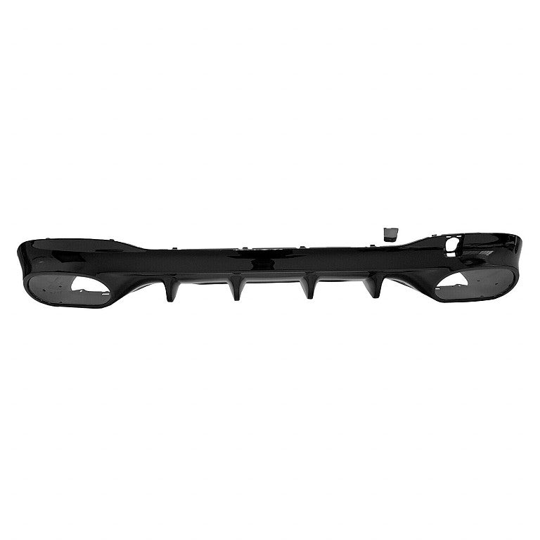 Bumper Rear Lower Bright Black With Tow Hook / Aerodynamic Pkg For Mercedes - MB1195160