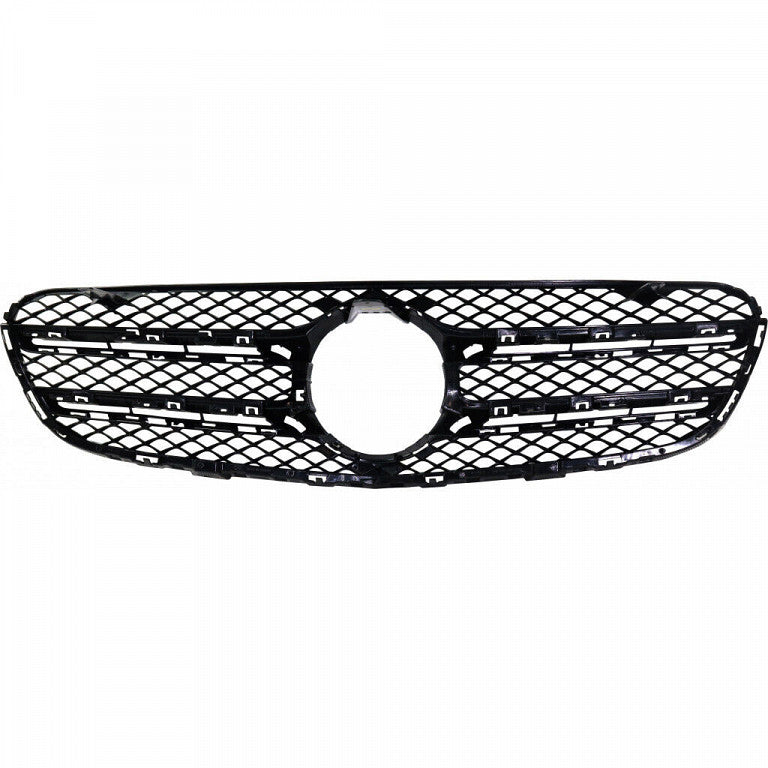 Grille Front Matte Black Without Moldings/Emblem/Base / Camera/Amg For Mercedes - MB1200191