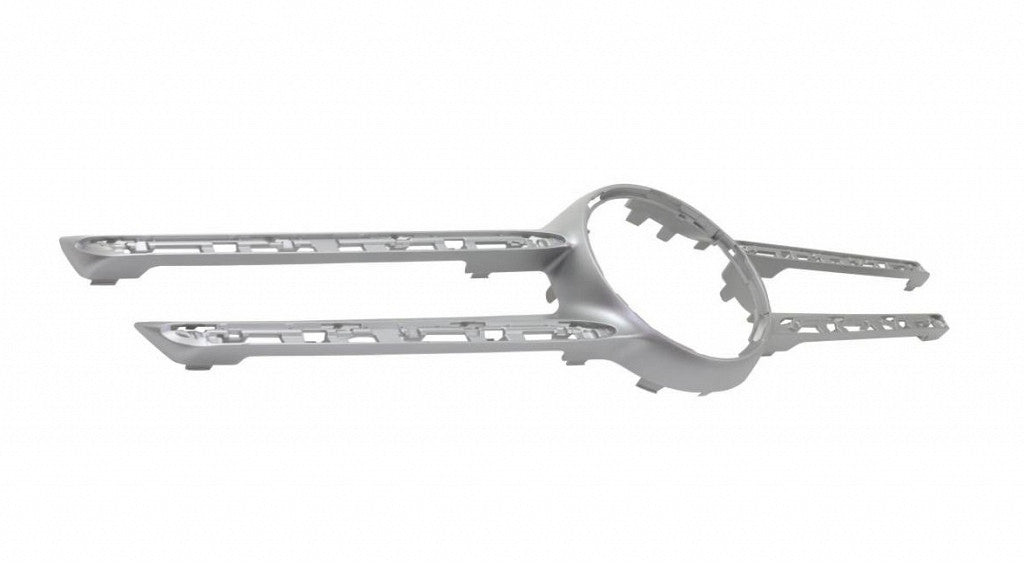 Grille Molding Front Silver With Camera For Mercedes - MB1210122