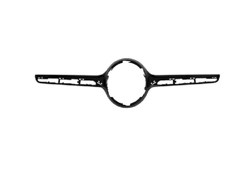 Grille Molding Front Center Black Single Bar Style Without Camera For Mercedes - MB1210134
