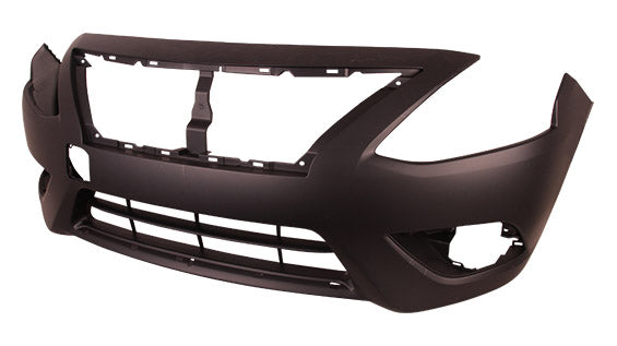 Bumper Front Primed With Chrome Moulding Ptm For Nissan - NI1000300